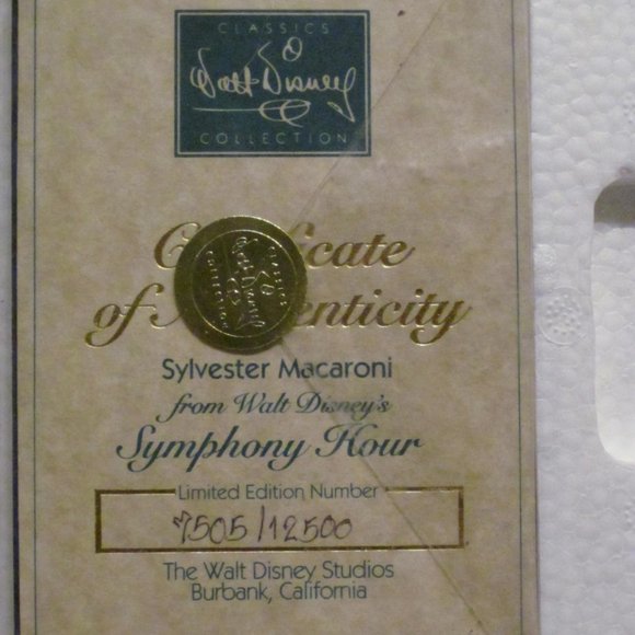 WDCC Sylvester Macaroni (Pete) - Symphony Hour - Walt Disney Classic Collection - Picture 8 of 10